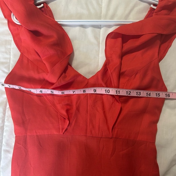 Jenny Yoo Gabby Ruffled Neck Dress - Picture 8 of 9